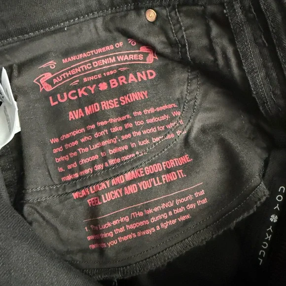 Lucky Brand Ava Mid Rise Skinny Jeans - Picture 5 of 5